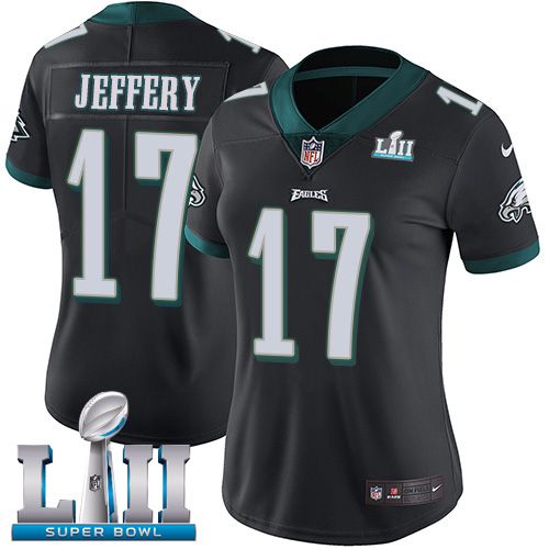 Women Philadelphia Eagles #17 Jeffery Black Limited 2018 Super Bowl NFL Jerseys